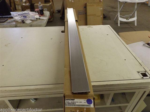 Maytag Amana Refrigerator 67002201 Trim,vertical (rt-stnls NEW IN BOX Maytag Amana Refrigerator 67002201 Trim,vertical (rt-stnls NEW IN BOX